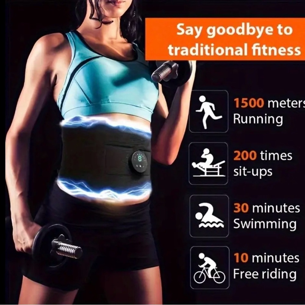 Electric Abdominal Muscle Stimulator, NEW